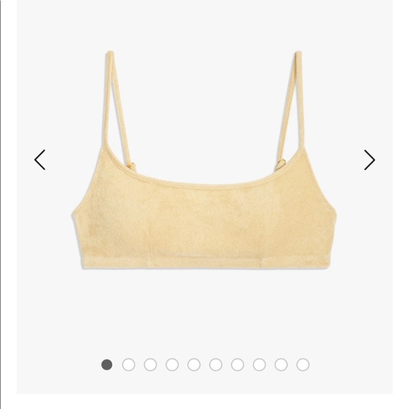 NWT Danielle Bernstein Weworewhat Terry cloth pants / bralette set - Picture 3 of 6